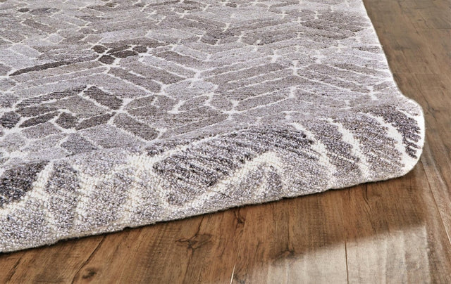 Feizy Asher 8769F Gray Rugs.