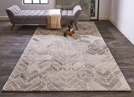 Feizy Asher 8769F Gray Rugs.