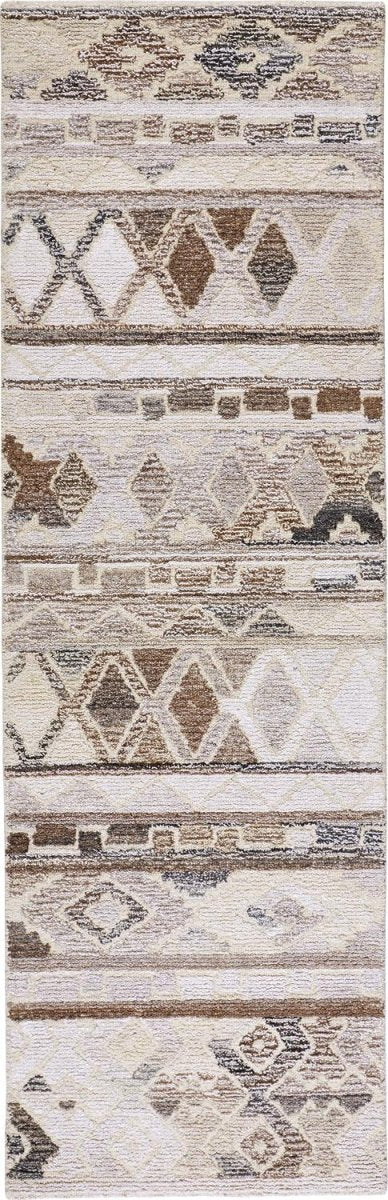 Feizy Asher 8770F Ivory/Brown Rugs.