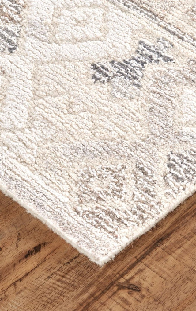 Feizy Asher 8770F Ivory/Brown Rugs.