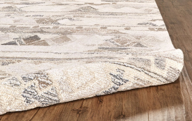 Feizy Asher 8770F Ivory/Brown Rugs.