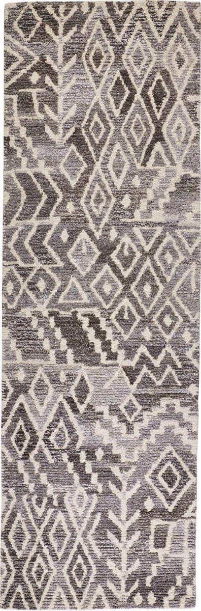 Feizy Asher 8771F Gray/White Rugs.