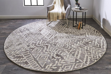 Feizy Asher 8771F Gray/White Rugs.