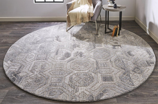 Feizy Asher 8772F Gray Rugs.