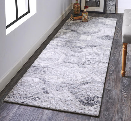 Feizy Asher 8772F Gray Rugs.