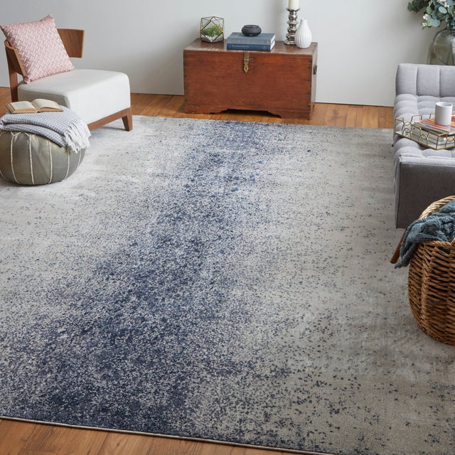 Feizy Astra Ara39L2F Blue/Ivory Rug.