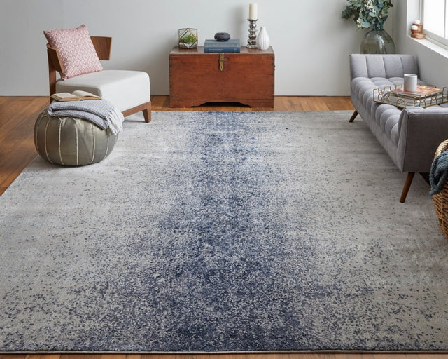 Feizy Astra Ara39L2F Blue/Ivory Rug.