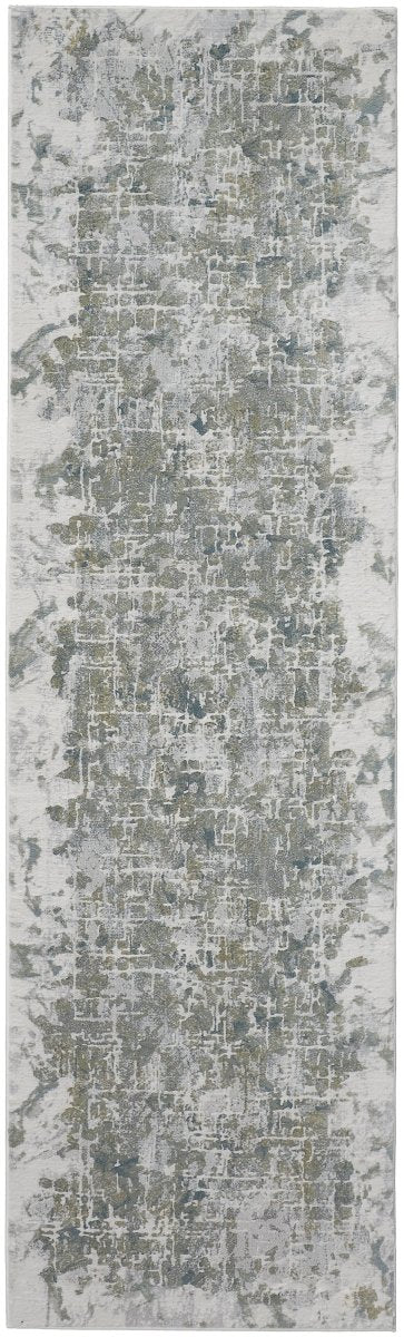 Feizy Atwell 3146F Green/Gray Rugs.