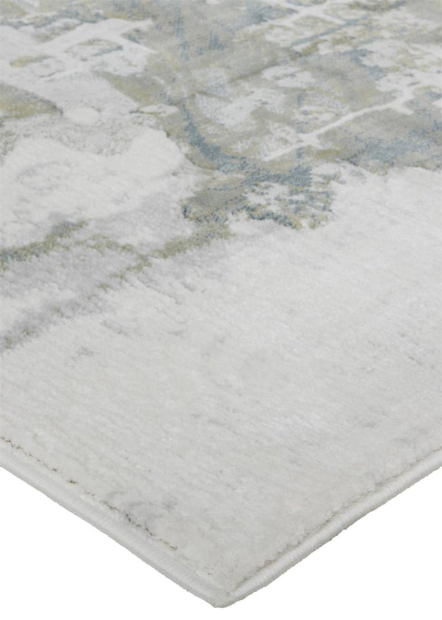 Feizy Atwell 3146F Green/Gray Rugs.