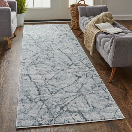 Feizy Atwell 3282F Teal/Gray Rugs.