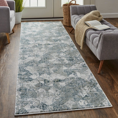 Feizy Atwell 3868F Green/Ivory Rugs.