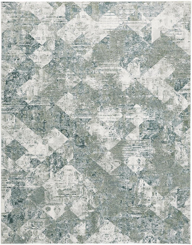 Feizy Atwell 3868F Green/Ivory Rugs.