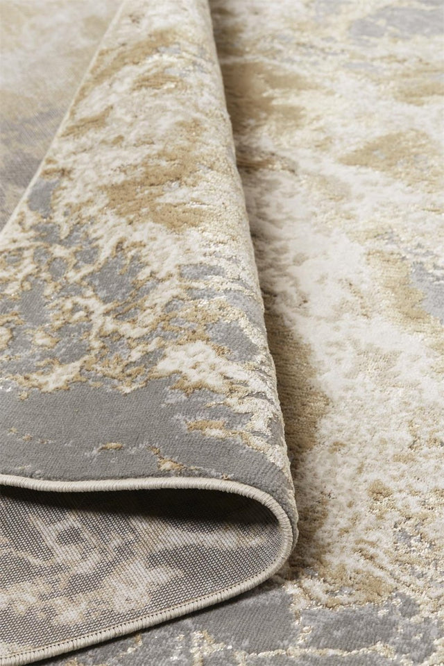 Feizy Aura 3563F Gray/Beige Rugs.