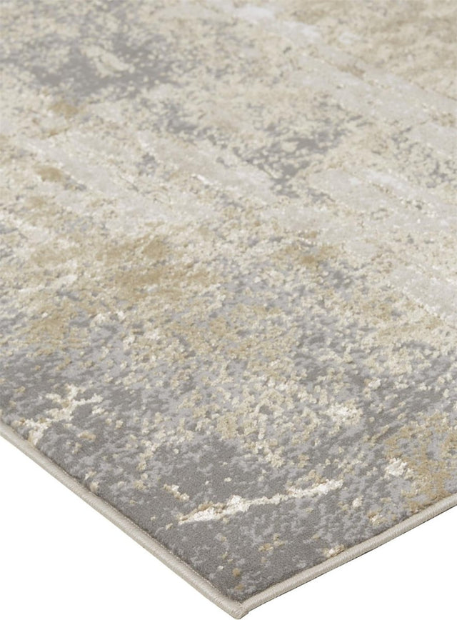 Feizy Aura 3567F Beige/Gold Rugs.