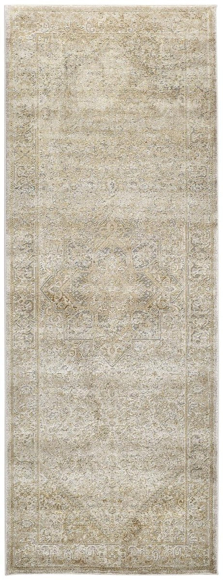 Feizy Aura 3734F Gold/Gray Rugs.