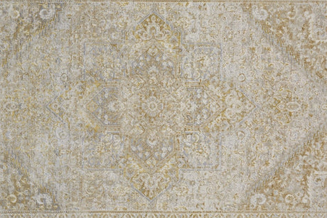 Feizy Aura 3734F Gold/Gray Rugs.