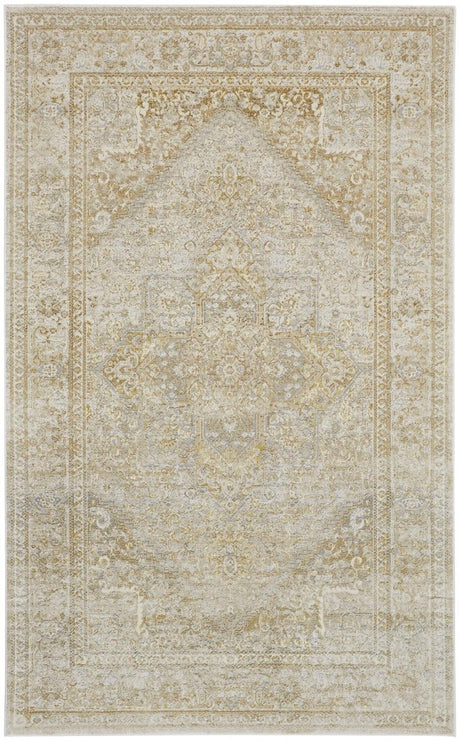 Feizy Aura 3734F Gold/Gray Rugs.