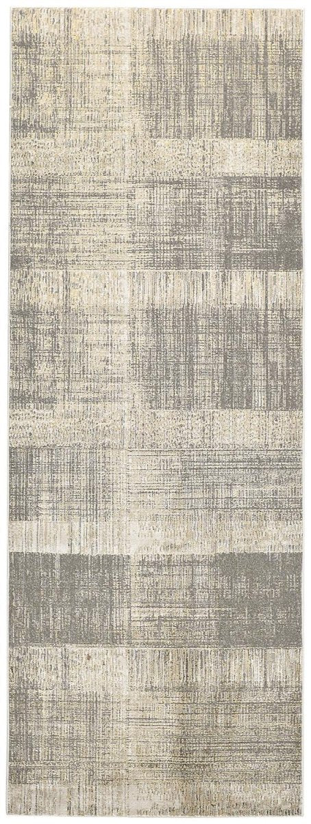 Feizy Aura 3736F Gray/Beige Rugs.