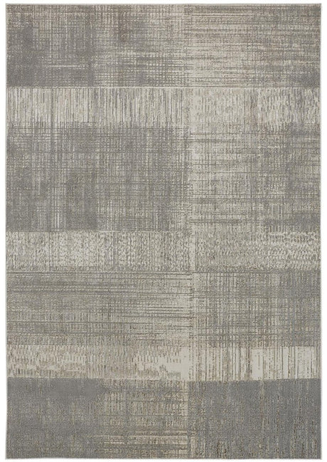 Feizy Aura 3736F Gray/Beige Rugs.