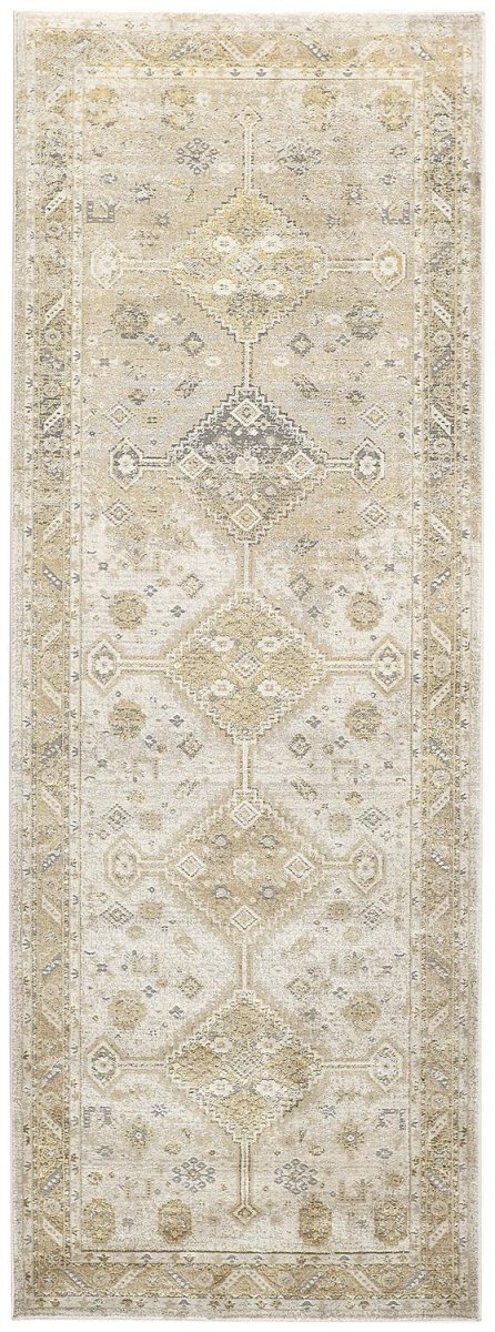 Feizy Aura 3738F Gold/Beige Rugs.