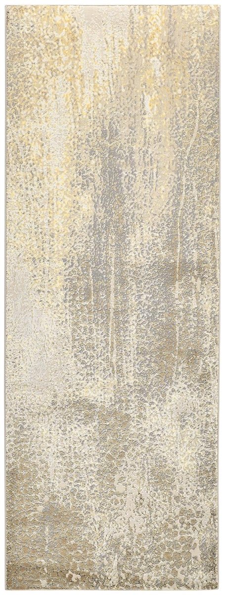 Feizy Aura 3739F Ivory/Gold Rugs.