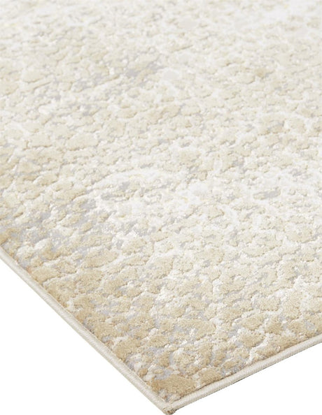 Feizy Aura 3739F Ivory/Gold Rugs.