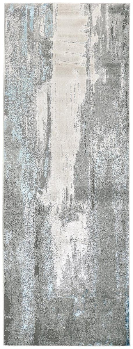 Feizy Azure 3406F Silver/Teal Rugs.