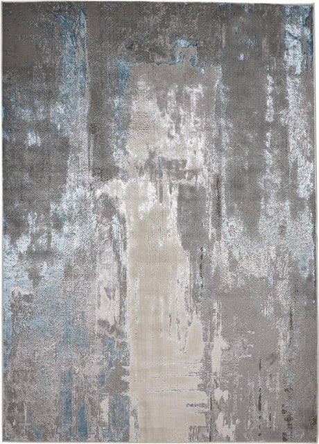 Feizy Azure 3406F Silver/Teal Rugs.