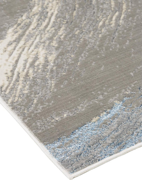 Feizy Azure 3524F Silver/Teal Rugs.