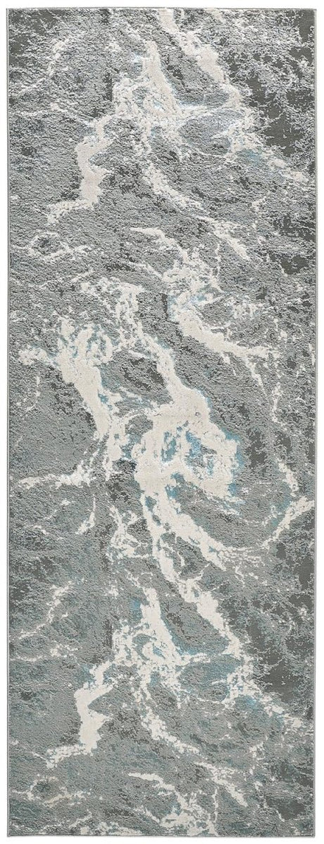 Feizy Azure 3539F Silver/Blue Rugs.