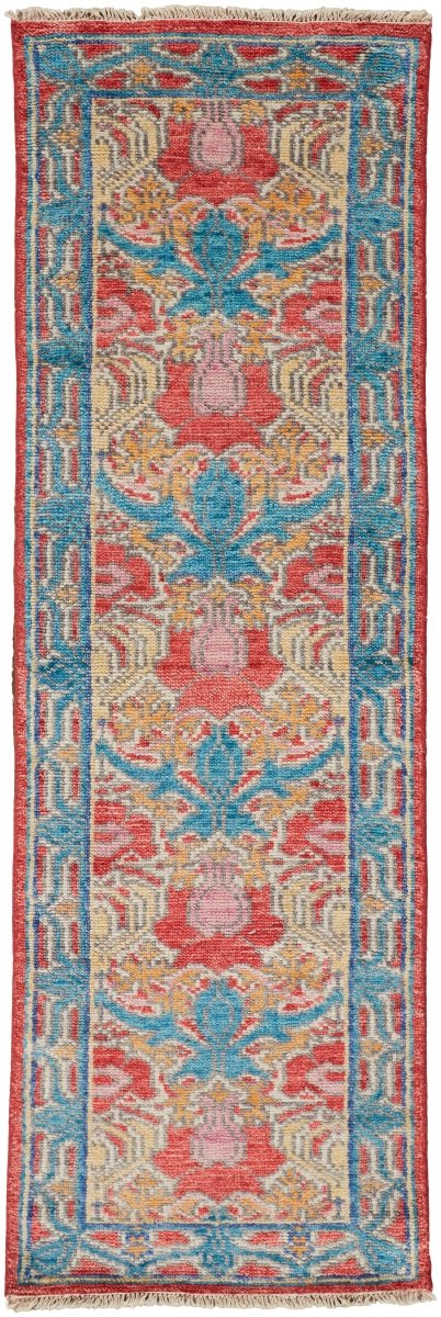 Feizy Beall 6633F Blue/Red Rugs.