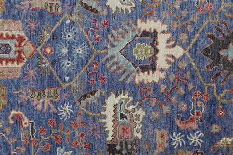 Feizy Beall 6708F Blue/Red Rugs.