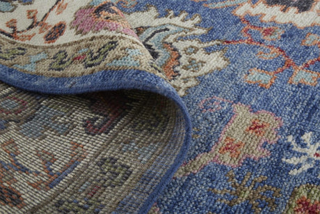 Feizy Beall 6708F Blue/Red Rugs.