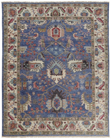 Feizy Beall 6708F Blue/Red Rugs.