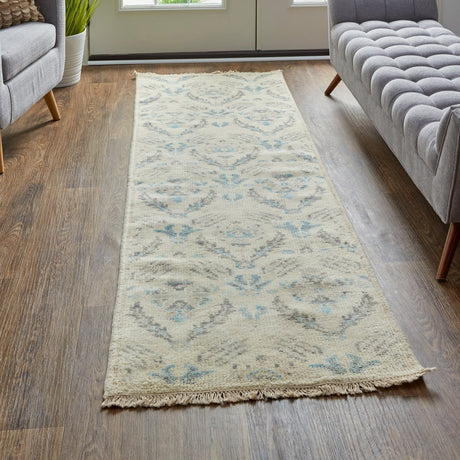 Feizy Beall 6711F Beige/Blue Rugs.