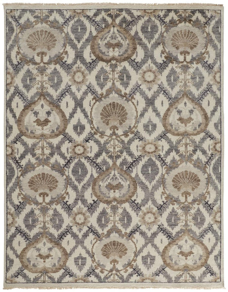 Feizy Beall 6712F Beige/Gray Rugs.