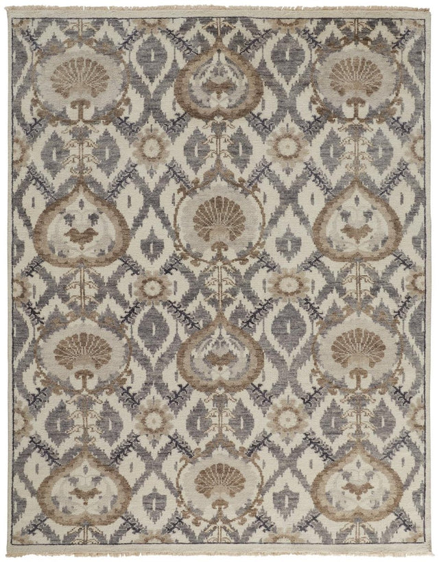 Feizy Beall 6712F Beige/Gray Rugs.