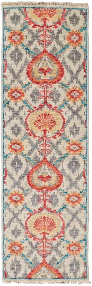 Feizy Beall 6712F Orange/Gray Rugs.