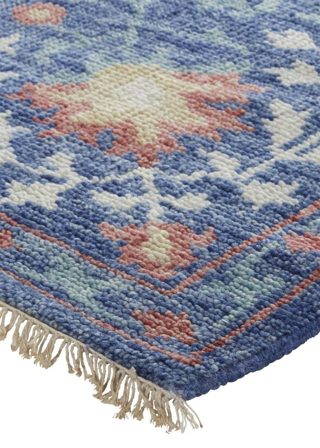 Feizy Beall 6713F Blue/Orange Rugs.