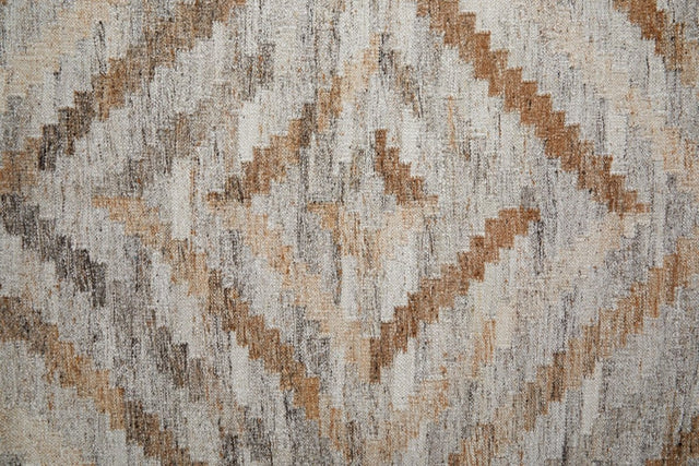 Feizy Beckett 0724F Tan/Gray Rug.