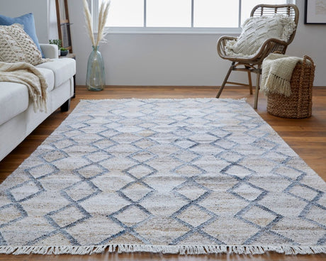 Feizy Beckett 0771F Charcoal/Tan Rug - Feizy - 8900771fchltanp00