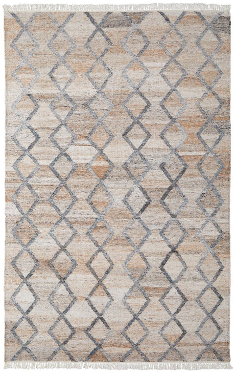 Feizy Beckett 0771F Charcoal/Tan Rug - Feizy - 8900771fchltanp00