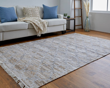 Feizy Beckett 0787F Beige/Gray Rug.