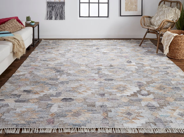 Feizy Beckett 0818F Blue/Tan Rugs.