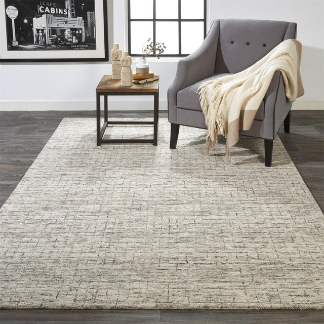 Feizy Belfort 8667F Ivory/Gray Rugs.