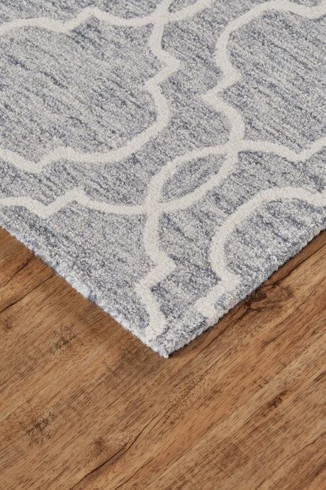 Feizy Belfort 8775F Gray/Ivory Rugs.