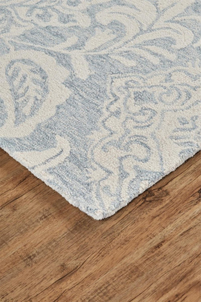 Feizy Belfort 8776F Blue/Ivory Rugs.