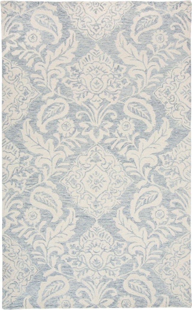 Feizy Belfort 8776F Blue/Ivory Rugs.