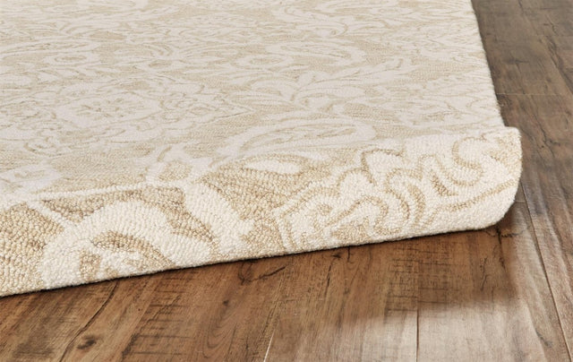 Feizy Belfort 8776F Tan/Ivory Rugs.