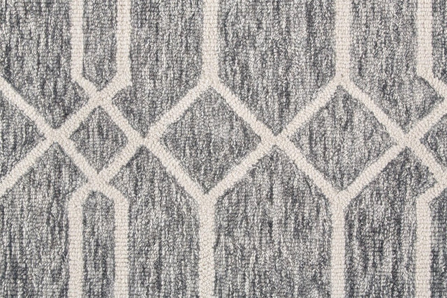 Feizy Belfort 8777F Gray/Ivory Rugs.